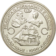 Coin, Portugal, 1000 Escudos, 1996, MS(63), Silver, KM:688