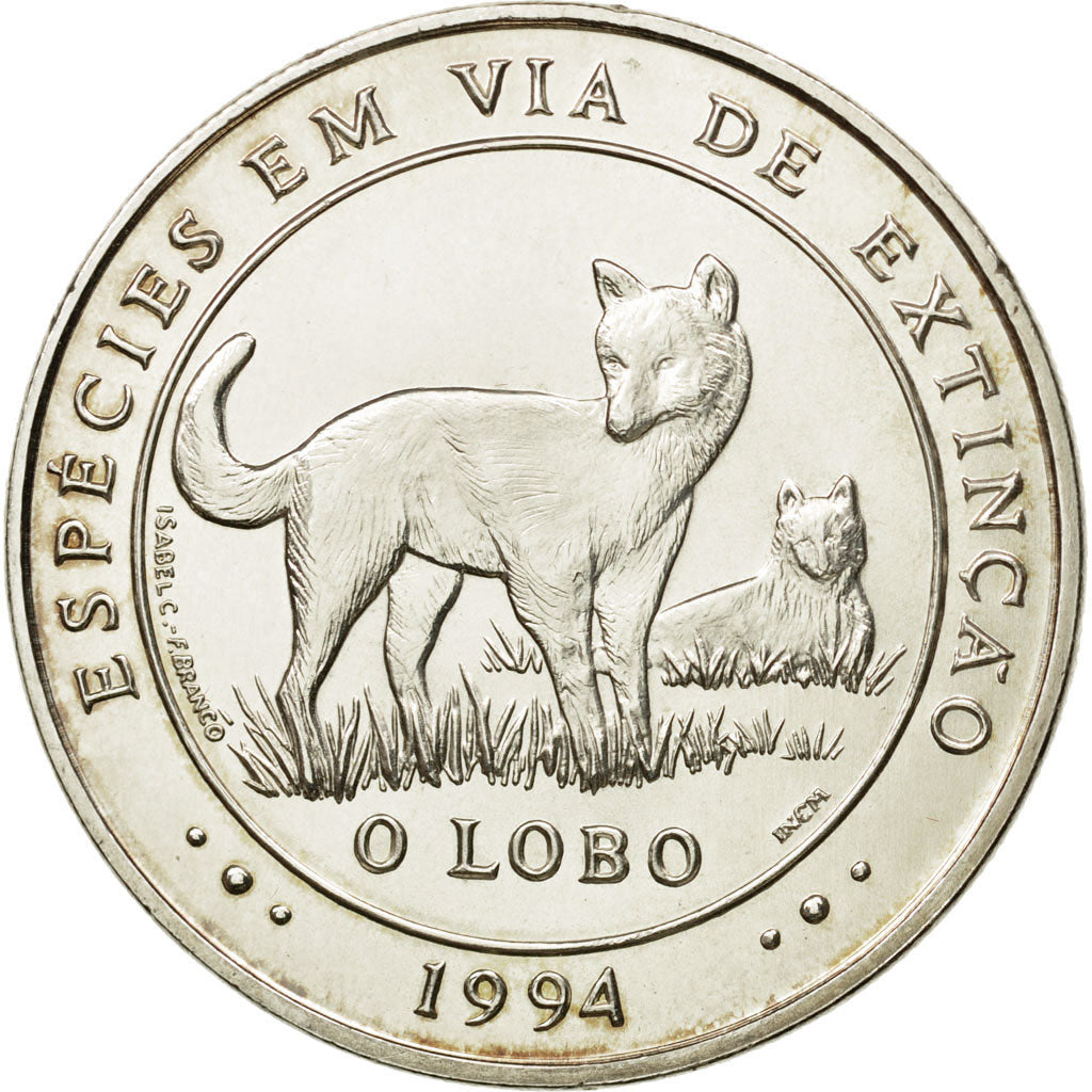 Coin, Portugal, 1000 Escudos, 1994, MS(63), Silver, KM:676