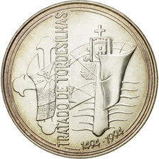 Coin, Portugal, 1000 Escudos, 1994, Lisbon, MS(63), Silver, KM:675