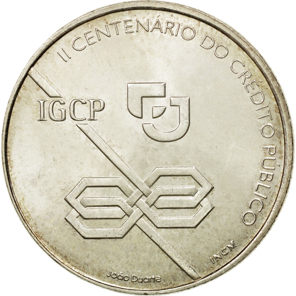 Coin, Portugal, 1000 Escudos, 1997, Lisbon, MS(63), Silver, KM:703