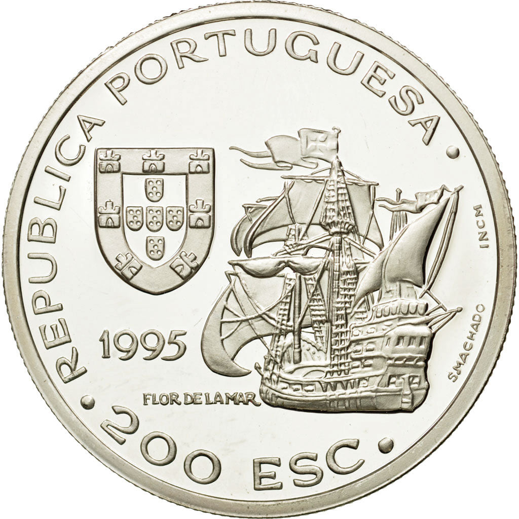 Monnaie, Portugal, 200 Escudos, 1995, SPL, Argent, KM:681a