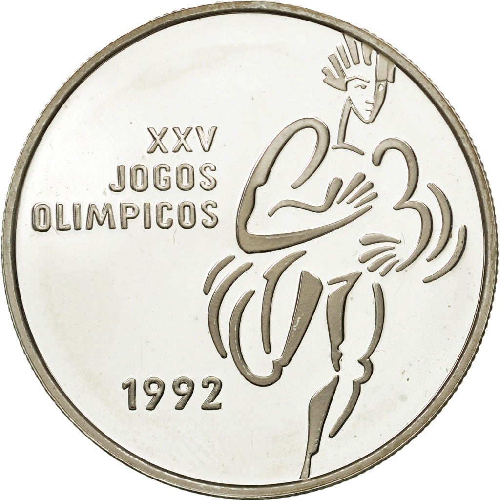 Coin, Portugal, 200 Escudos, 1992, MS(63), Silver, KM:662a