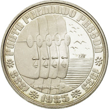 Coin, Portugal, 100 Escudos, 1985, MS(63), Silver, KM:629a