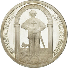 Coin, Portugal, 100 Escudos, 1985, EF(40-45), Silver, KM:630a