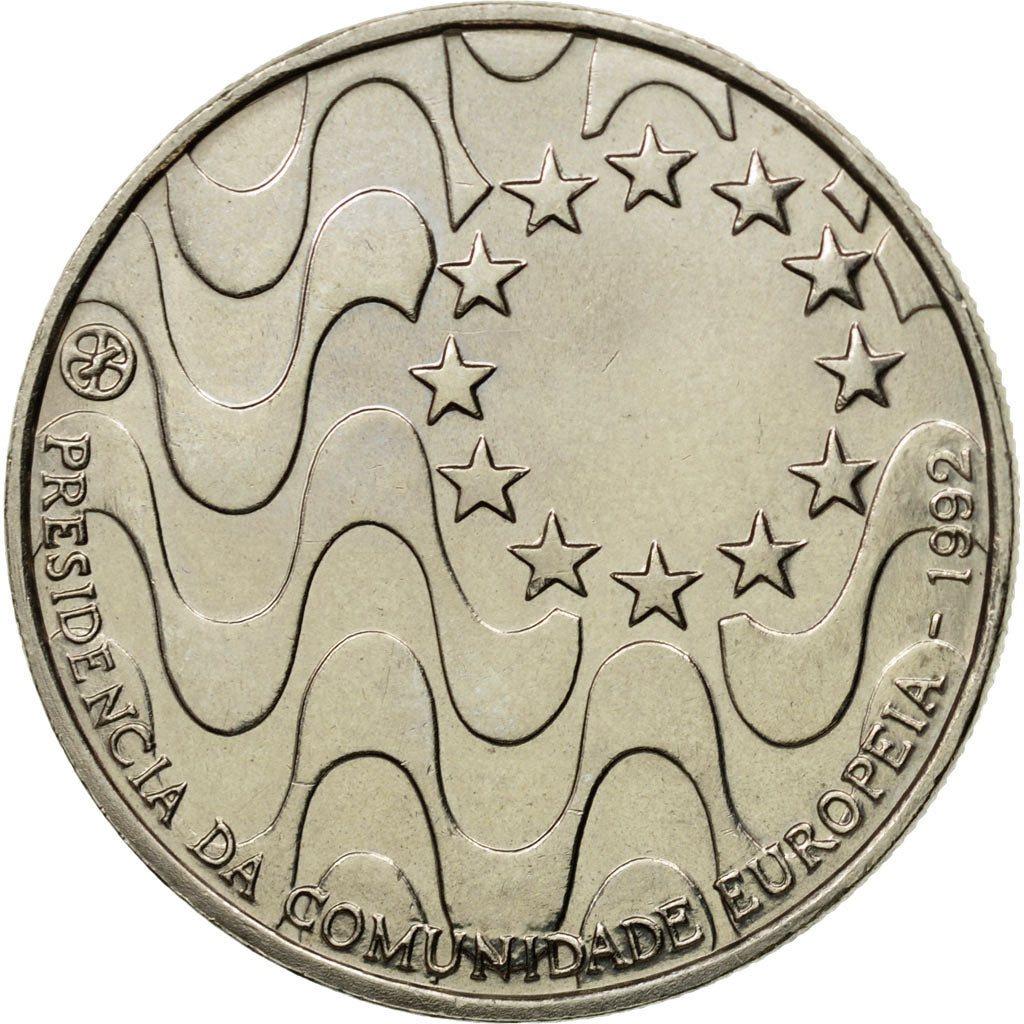 Münze, Portugal, 200 Escudos, 1992, Lisbon, VZ+, Copper-nickel, KM:663