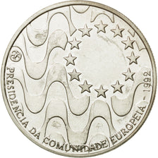 Coin, Portugal, 200 Escudos, 1992, AU(55-58), Silver, KM:663a