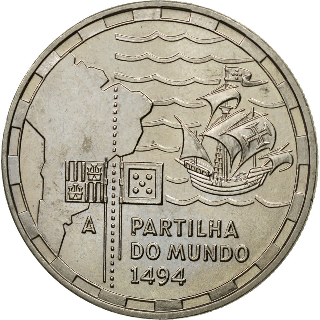 Coin, Portugal, 200 Escudos, 1994, MS(60-62), Copper-nickel, KM:672
