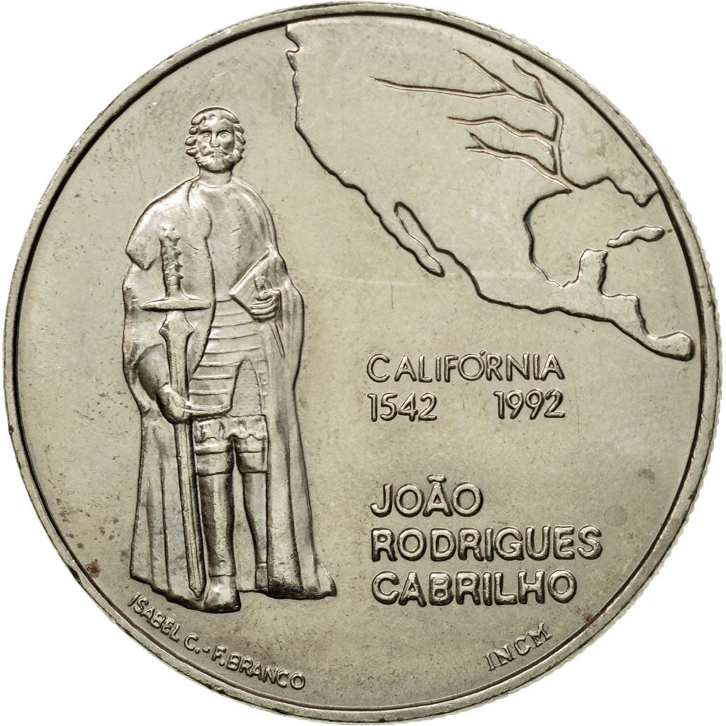 Coin, Portugal, 200 Escudos, 1992, MS(60-62), Copper-nickel, KM:661