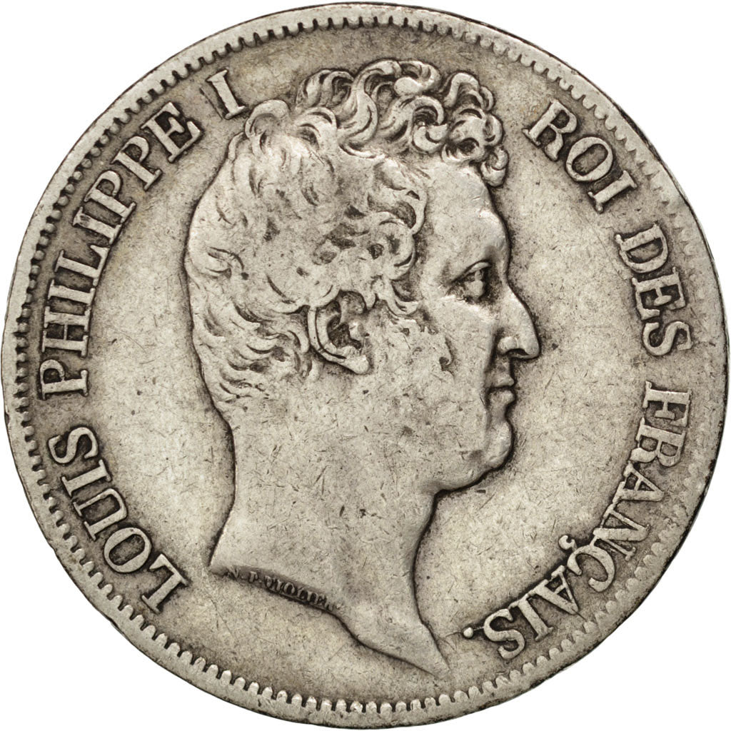 Coin, France, Louis-Philippe, 5 Francs, 1831, Limoges, VF(30-35), Silver