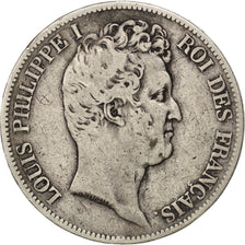 FRANCE, Louis-Philippe, 5 Francs, 1830, Nantes, KM #735.12, VF(20-25), Silver,..