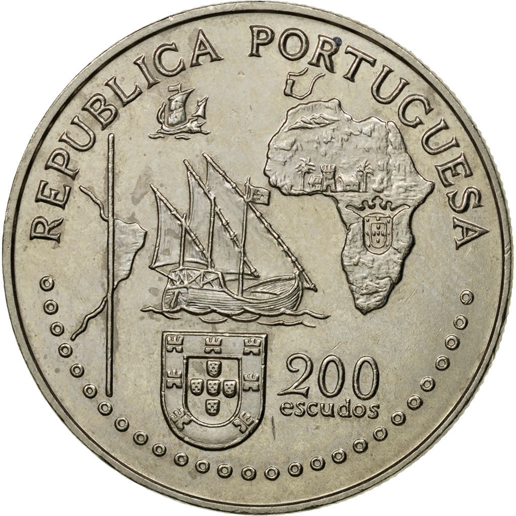 Coin, Portugal, 200 Escudos, 1994, MS(63), Copper-nickel, KM:671