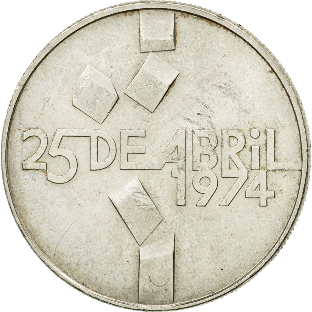 Coin, Portugal, 100 Escudos, 1976, Lisbon, AU(50-53), Silver, KM:603