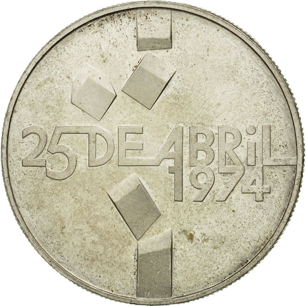 Coin, Portugal, 100 Escudos, 1976, Lisbon, AU(55-58), Silver, KM:603