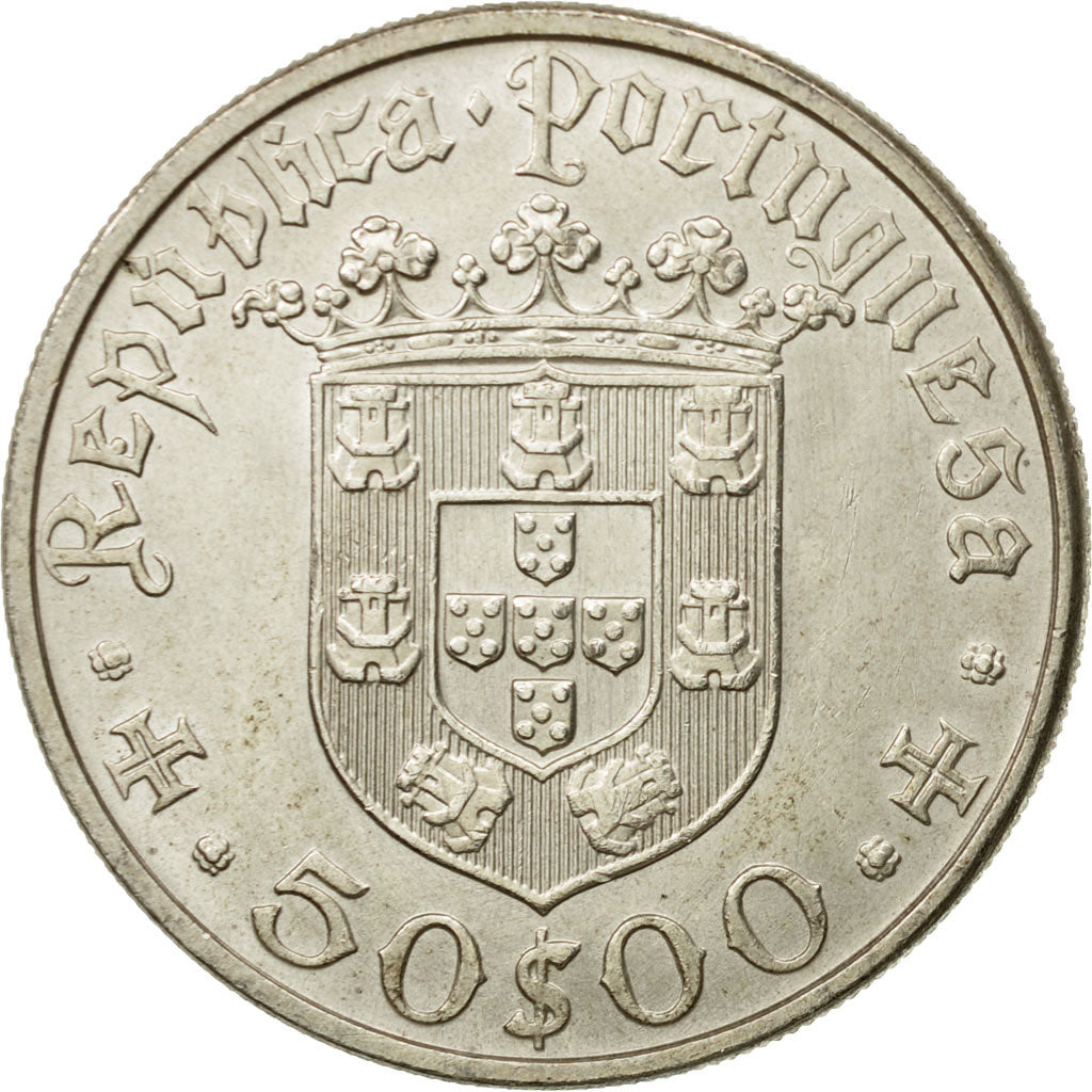 Monnaie, Portugal, 50 Escudos, 1968, SPL, Argent, KM:593