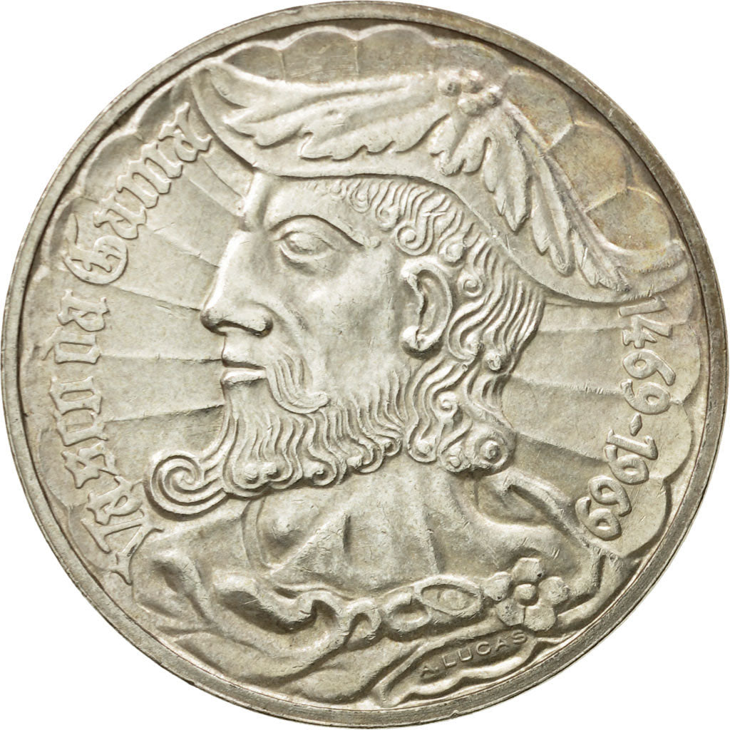 Coin, Portugal, 50 Escudos, 1969, MS(63), Silver, KM:598
