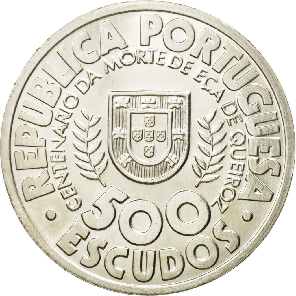Coin, Portugal, 500 Escudos, 2000, Lisbon, MS(63), Silver, KM:725