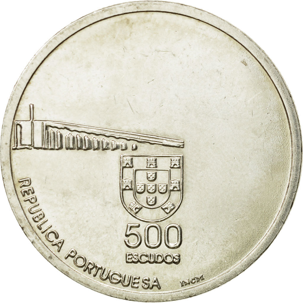 Coin, Portugal, 500 Escudos, 1999, Lisbon, AU(55-58), Silver, KM:723