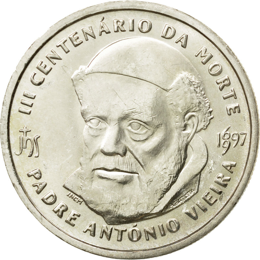 Coin, Portugal, 500 Escudos, 1997, AU(55-58), Silver, KM:701