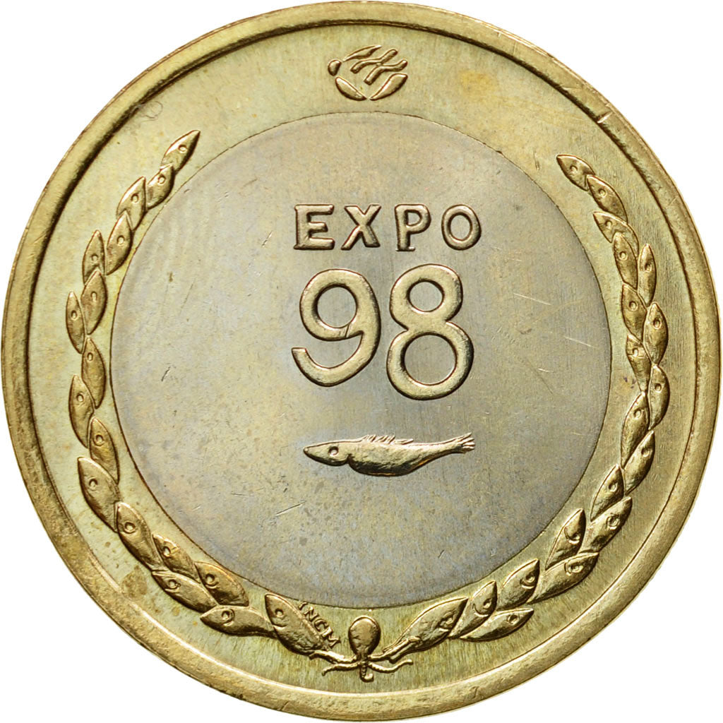 Coin, Portugal, 200 Escudos, 1998, AU(55-58), Bi-Metallic, KM:706