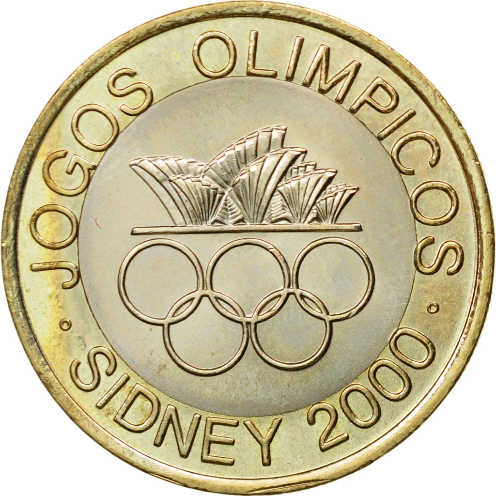 Coin, Portugal, 200 Escudos, 2000, Lisbon, MS(63), Bi-Metallic, KM:726