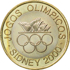 Coin, Portugal, 200 Escudos, 2000, Lisbon, MS(63), Bi-Metallic, KM:726