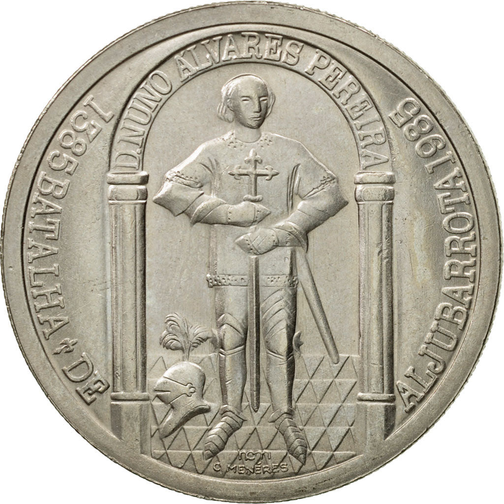 Coin, Portugal, 100 Escudos, 1985, MS(63), Copper-nickel, KM:630