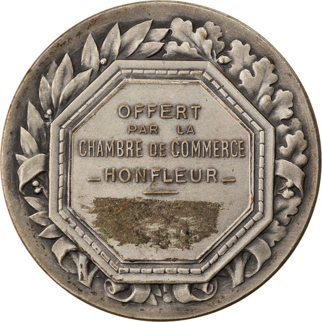 France, Medal, Chambre de Commerce de Honfleur, Business & industry, Contaux