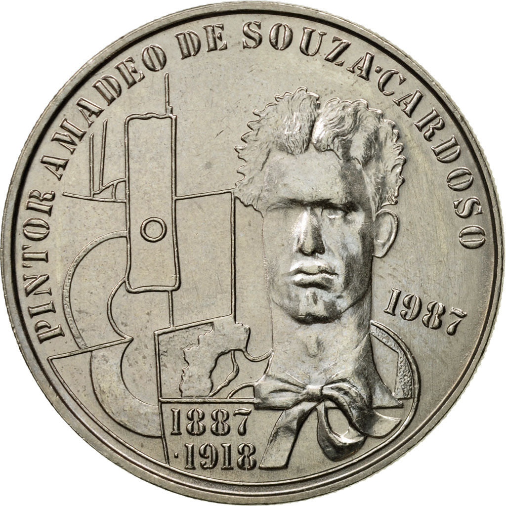 Coin, Portugal, 100 Escudos, 1987, MS(60-62), Copper-nickel, KM:628
