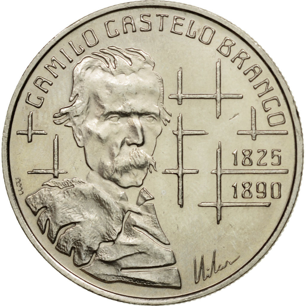 Coin, Portugal, 100 Escudos, 1990, MS(60-62), Copper-nickel, KM:656