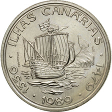 Coin, Portugal, 100 Escudos, 1989, AU(55-58), Copper-nickel, KM:646