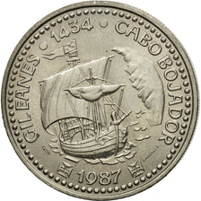 Coin, Portugal, 100 Escudos, 1987, MS(63), Copper-nickel, KM:639