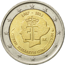 Belgium, 2 Euro, Queen Elisabeth, 2012, MS(60-62), Bi-Metallic