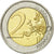 Belgia, 2 Euro, Louis Braille, 2009, Brussels, MS(60-62), Bimetaliczny, KM:288