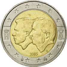 Belgium, 2 Euro, Union B-L, 2005, AU(50-53), Bi-Metallic, KM:240