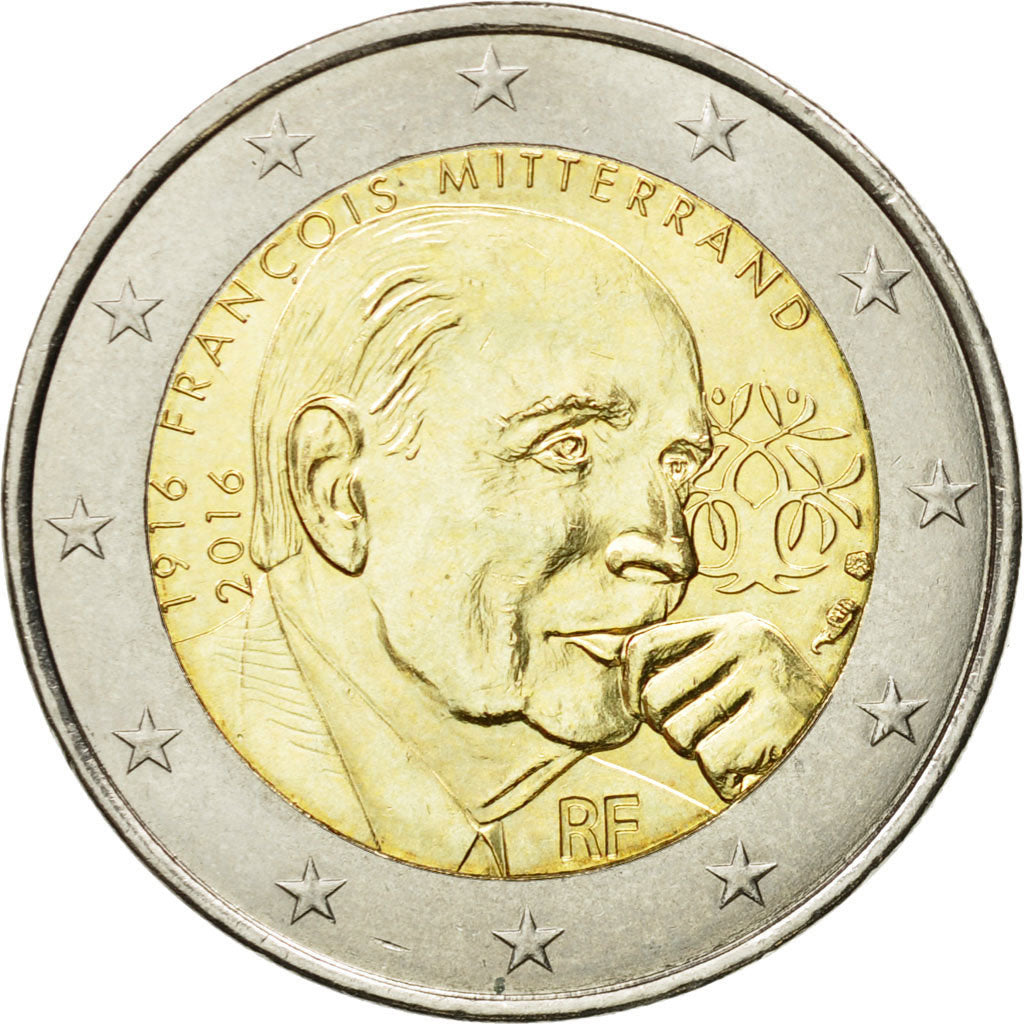 Francja, 2 Euro, 2016, Paris, MS(63), Bimetaliczny