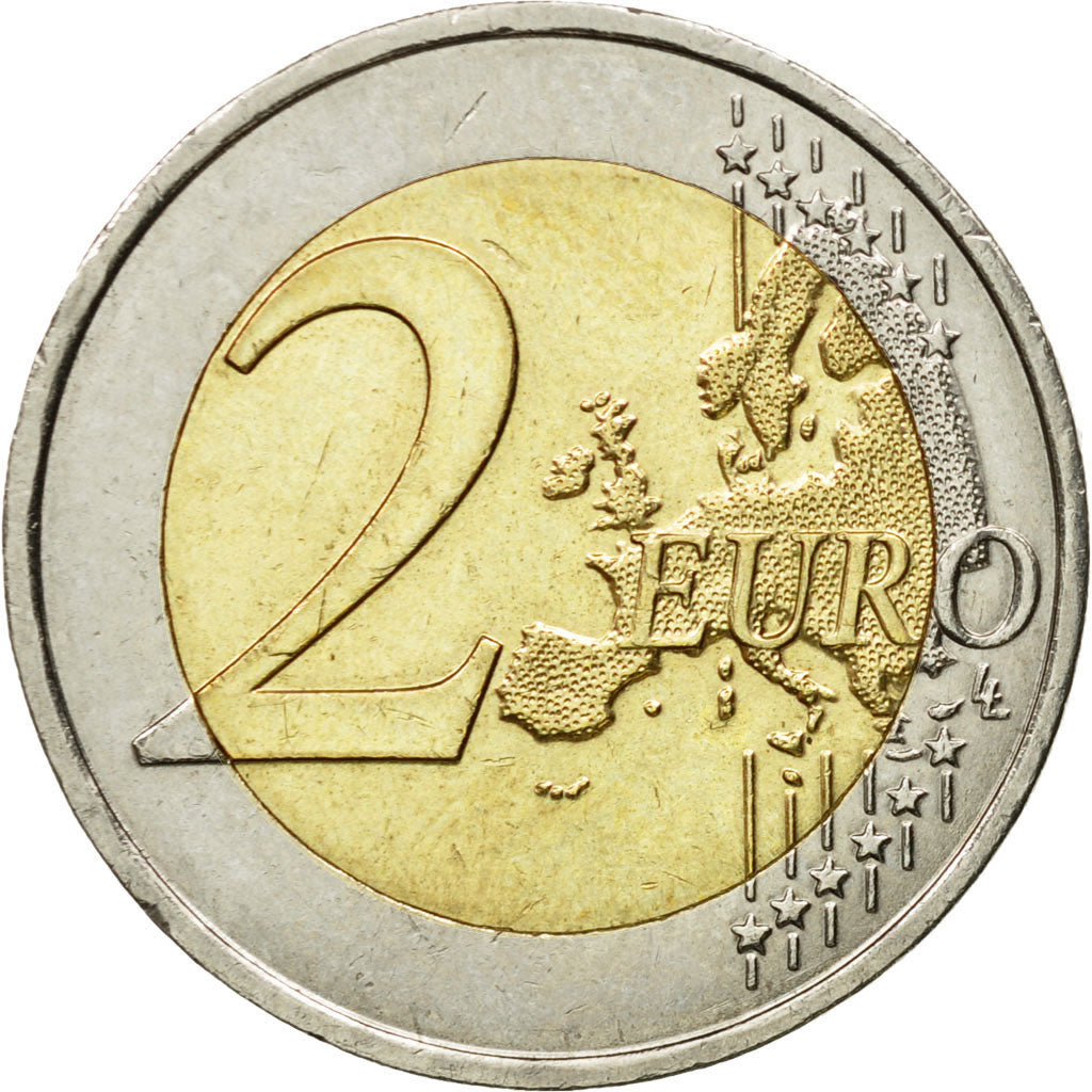 France, 2 Euro, Sida, 2014, MS(63), Bi-Metallic