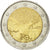 France, 2 Euro, La Paix, 2015, AU(50-53), Bi-Metallic