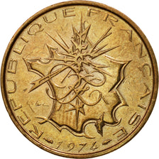 Coin, France, Mathieu, 10 Francs, 1974, Paris, MS(60-62), Nickel-brass, KM:940