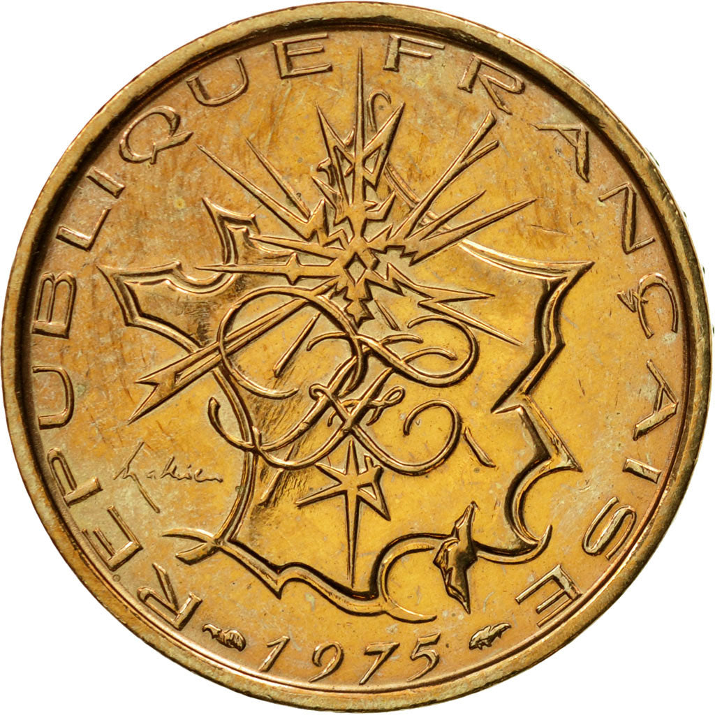 Monnaie, France, Mathieu, 10 Francs, 1975, Paris, SUP+, Nickel-brass, KM:940