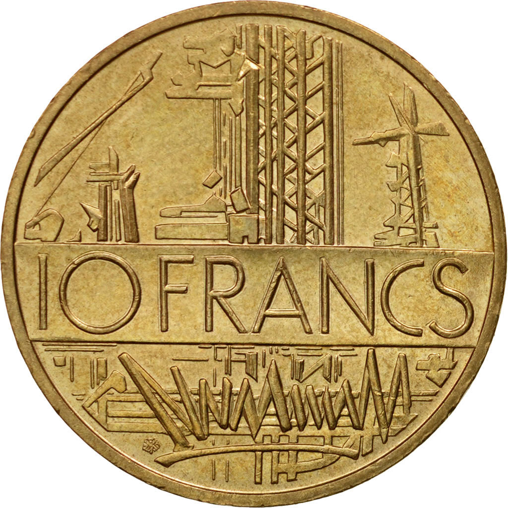 Coin, France, Mathieu, 10 Francs, 1980, Paris, MS(60-62), Nickel-brass, KM:940