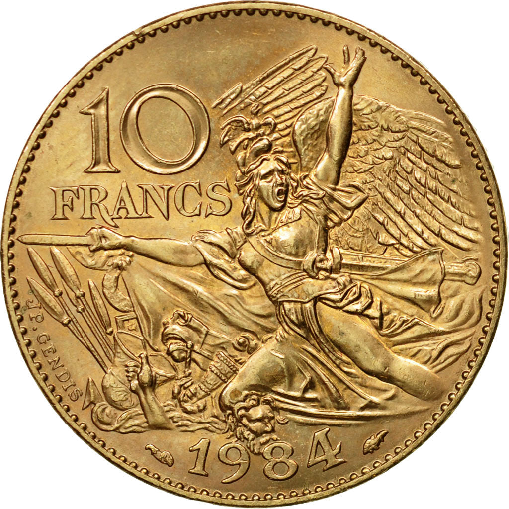 Monnaie, France, François Rude, 10 Francs, 1984, Paris, SPL, Nickel-Bronze