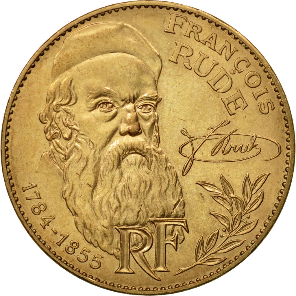 Coin, France, François Rude, 10 Francs, 1984, Paris, MS(63), Nickel-Bronze