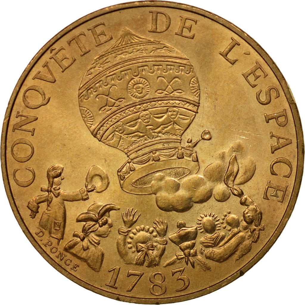 Monnaie, France, La conquête, 10 Francs, 1983, Paris, SUP+, Nickel-Bronze