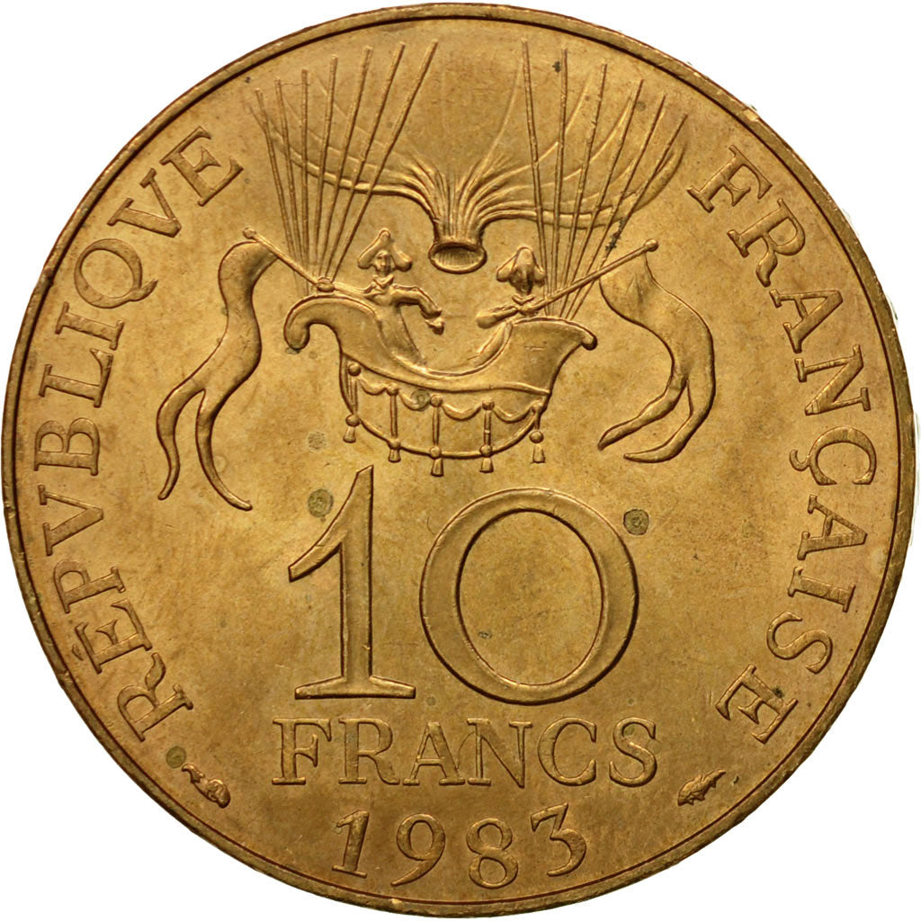 Monnaie, France, La conquête, 10 Francs, 1983, Paris, SUP+, Nickel-Bronze