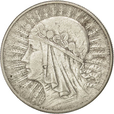 Pologne, 10 Zlotych, 1932, Londres, KM Y22