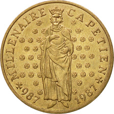 Coin, France, Hugues Capet, 10 Francs, 1987, Paris, MS(60-62), Silver, KM:961