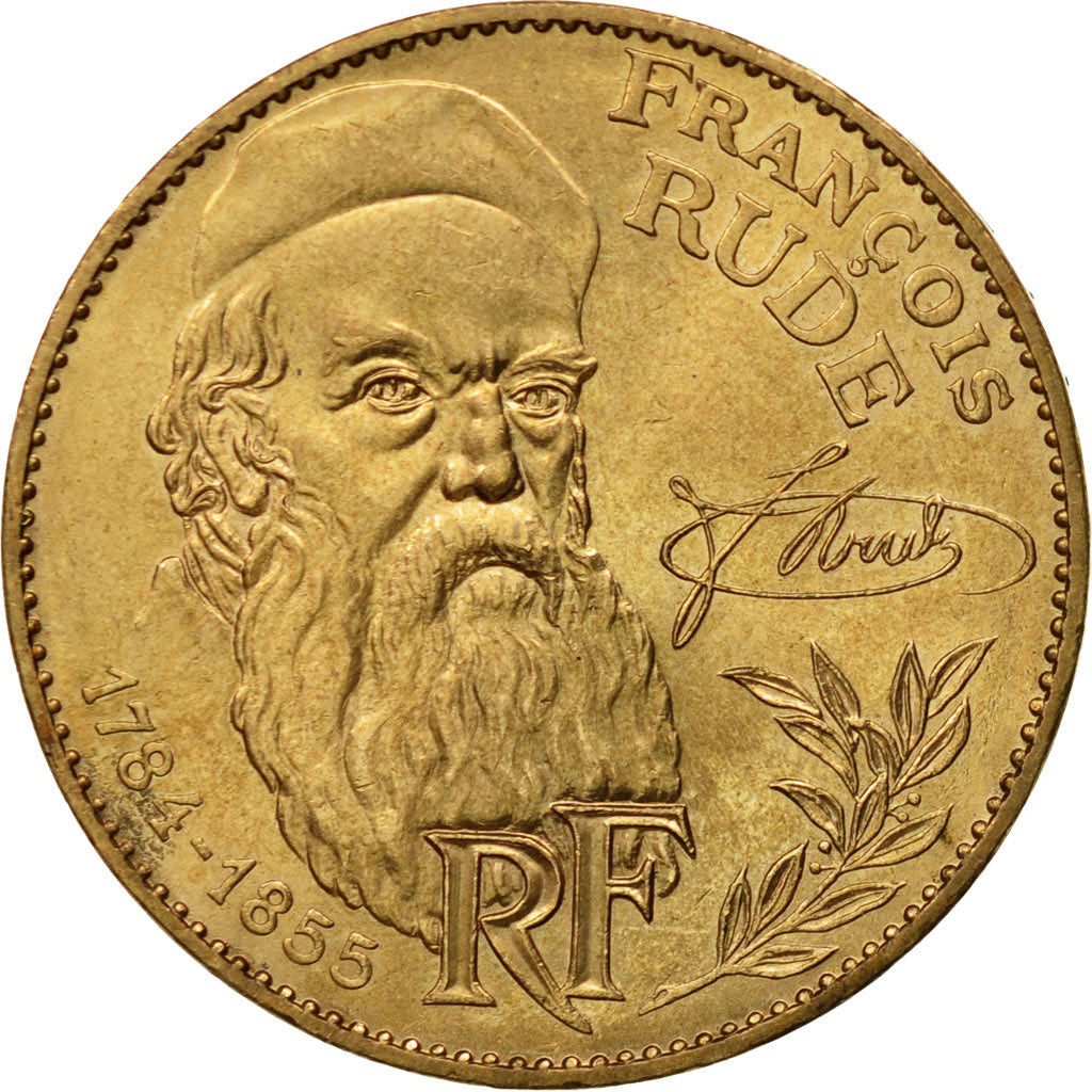 Coin, France, François Rude, 10 Francs, 1984, Paris, MS(63), Nickel-Bronze