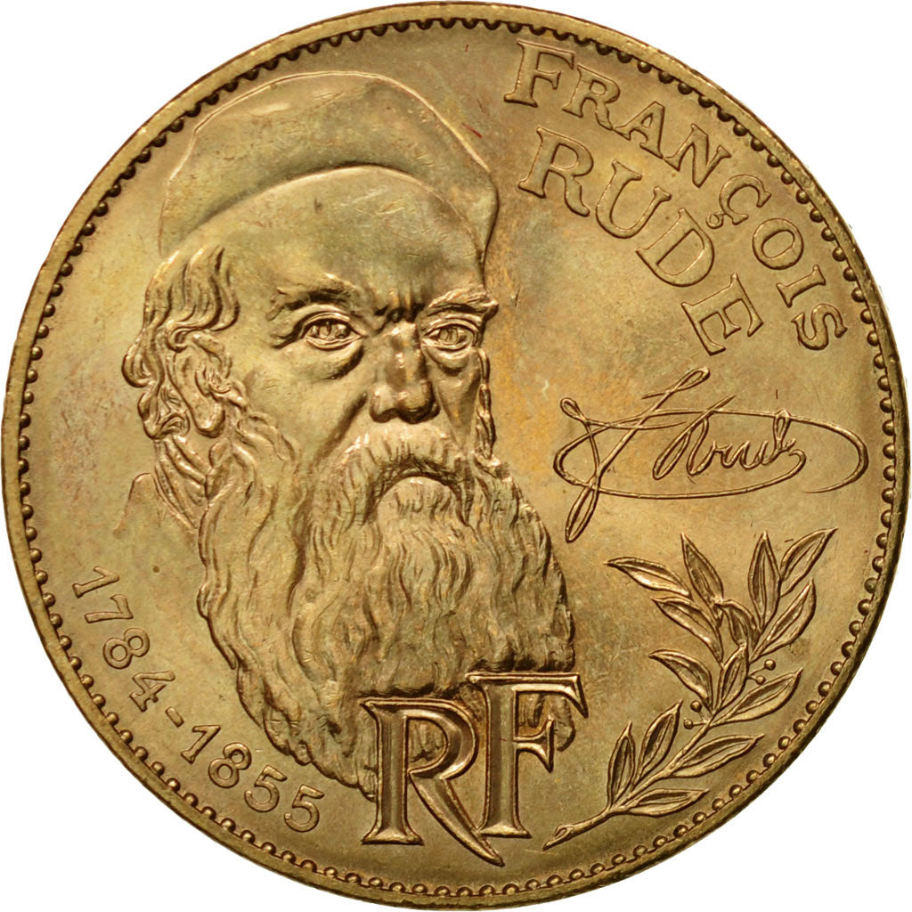 Coin, France, François Rude, 10 Francs, 1984, Paris, MS(63), Nickel-Bronze