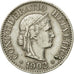 Coin, Switzerland, 10 Rappen, 1902, Bern, EF(40-45), Copper-nickel, KM:27