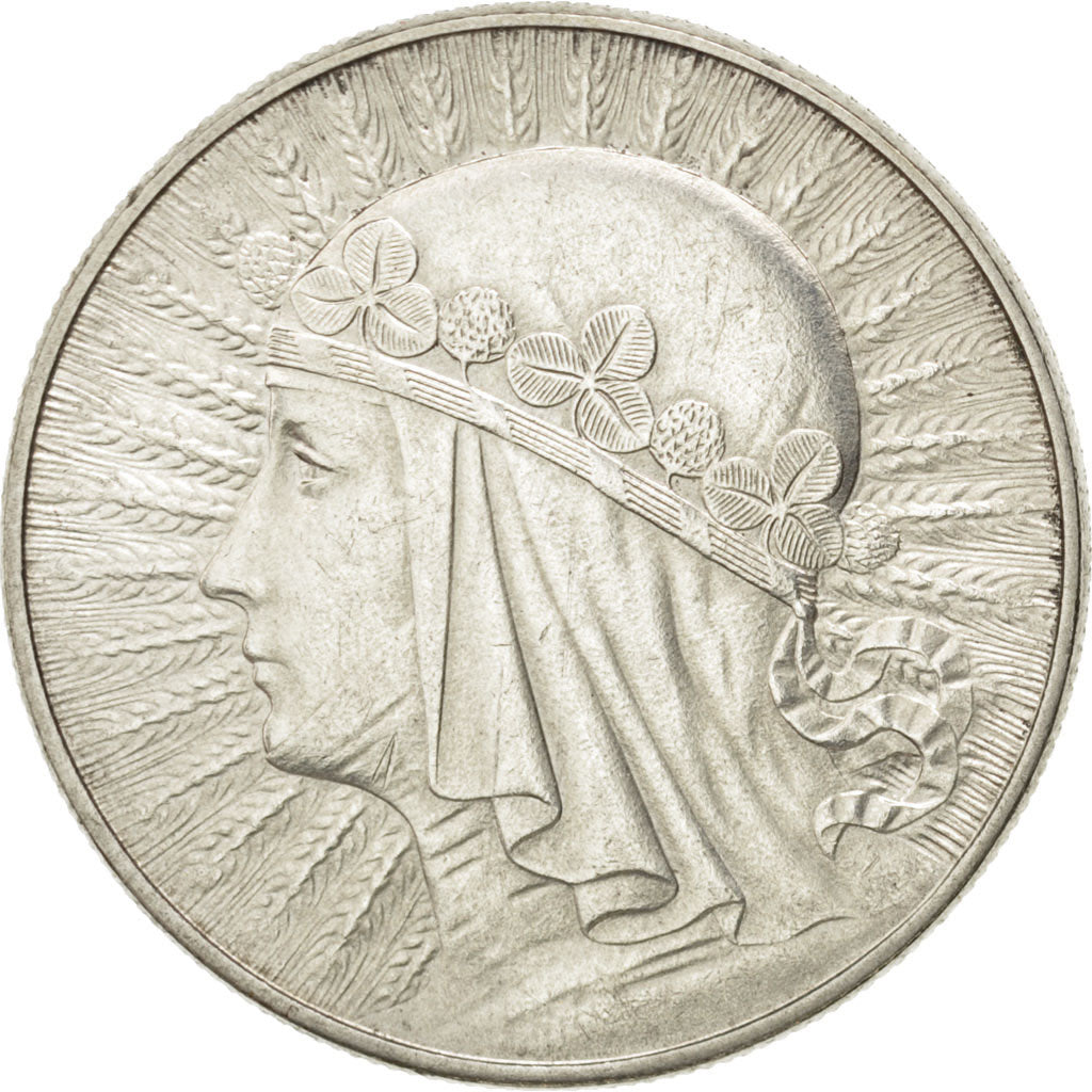 Pologne, 10 Zlotych 1932, Varsovie, KM Y22